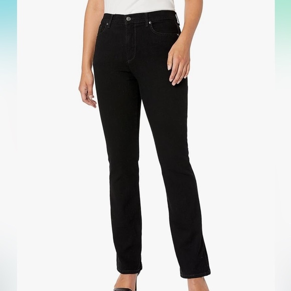 Gloria Vanderbilt Women's Amanda Bootcut Denim Jean black - Picture 1 of 4